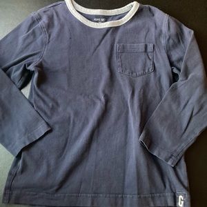 Navy Blue Long Sleeved Shirt